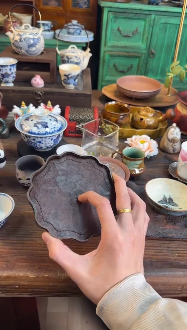 【闪购商品】其他茶器 新品铜花口壶承