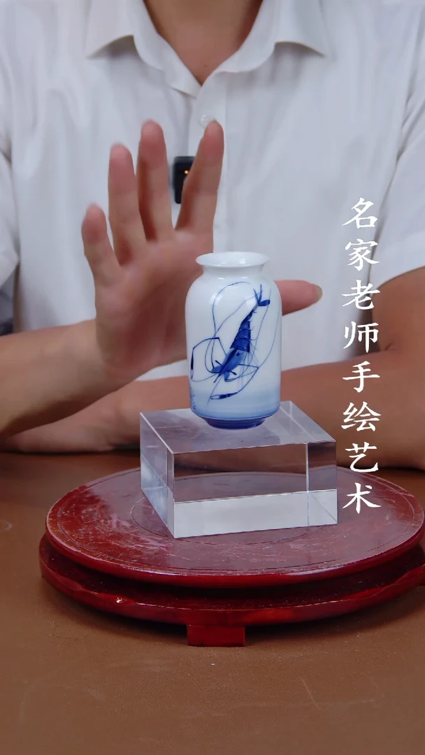 瓶景德镇手工手绘陶瓷摆件5