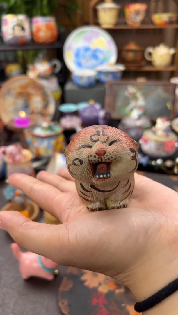 紫砂周边茶宠摆件