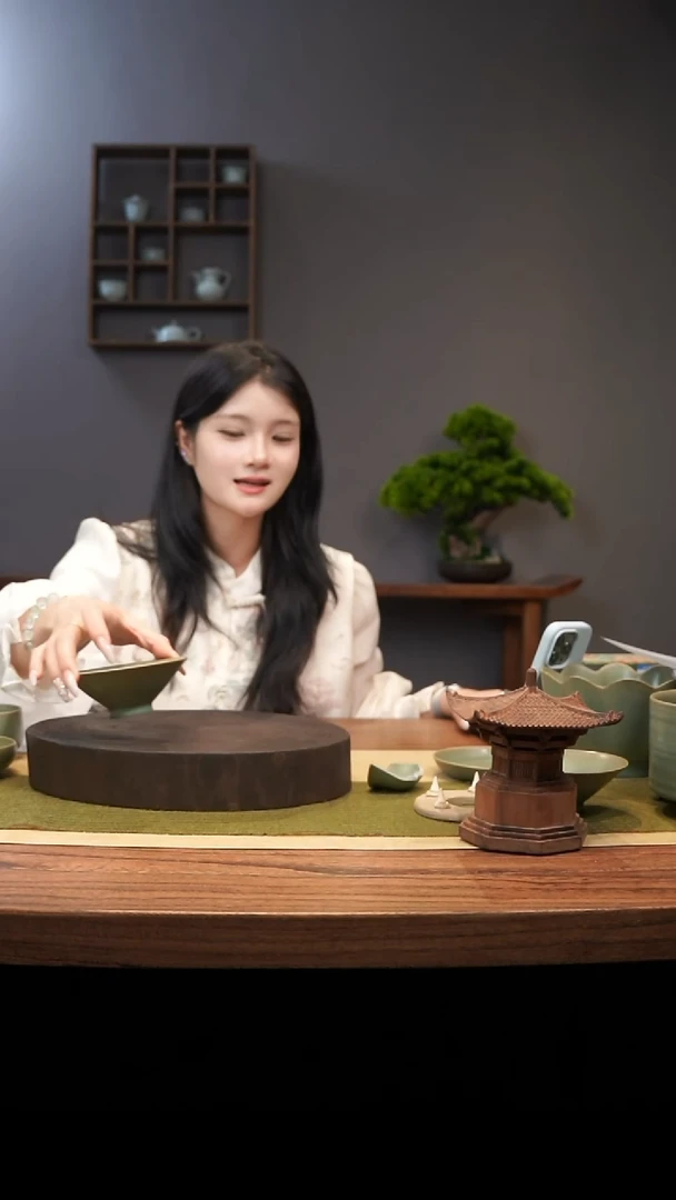杯子三*斗笠杯 汝州原产地 原矿老釉 带底款