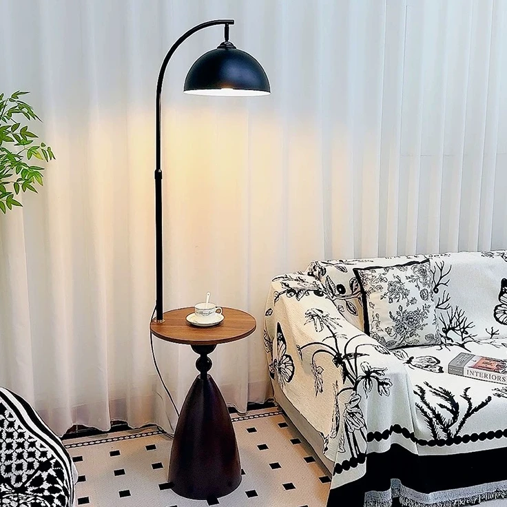 美式复古极简风落地灯复古创意客厅简约台灯北欧
