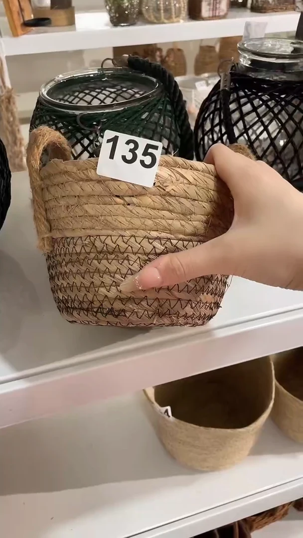 有机玻璃135号柳编收纳筐111