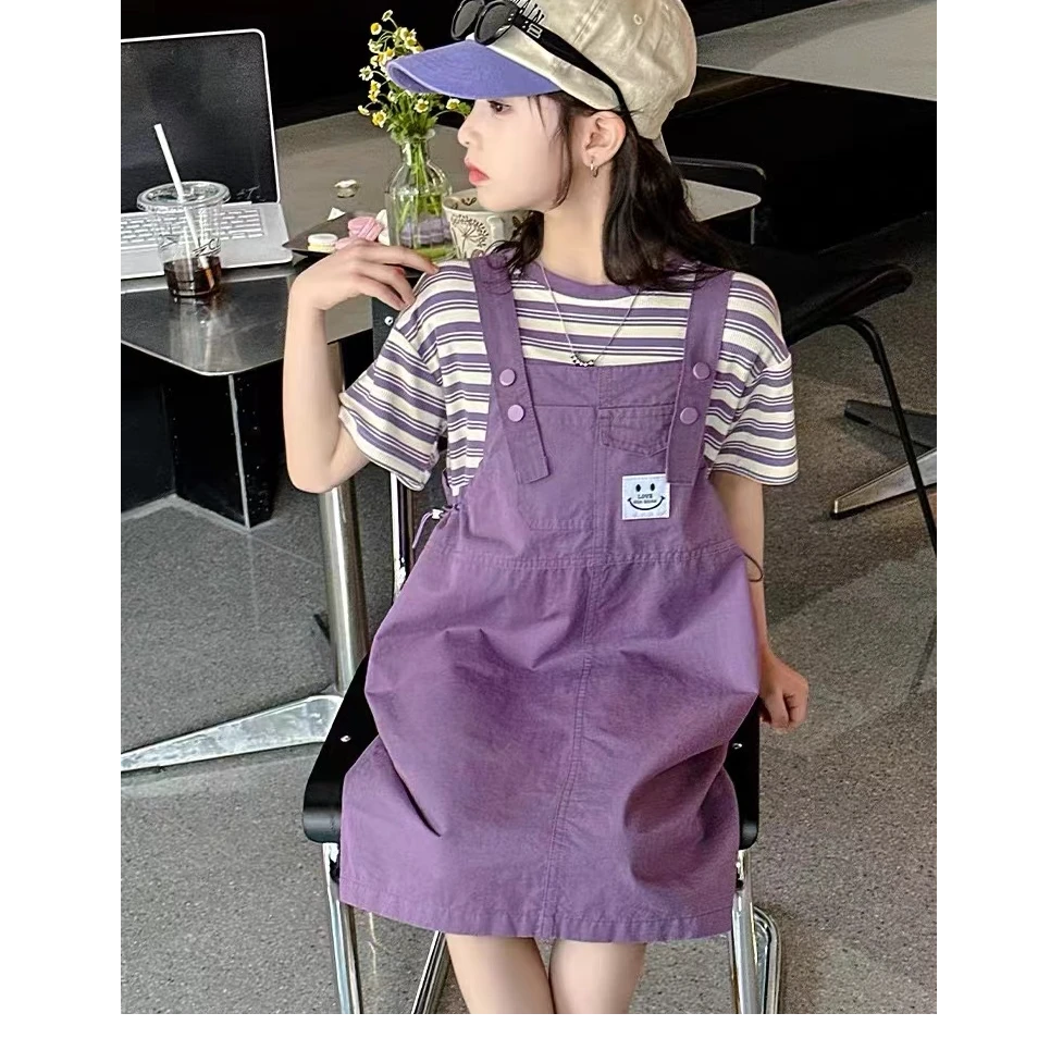 夏季女童背带套装920