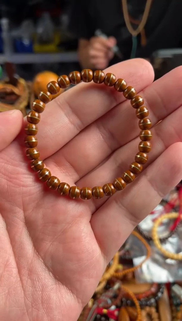 紫金鼠吊坠王胖子文玩工作室汉堡珠老型单圈6左右