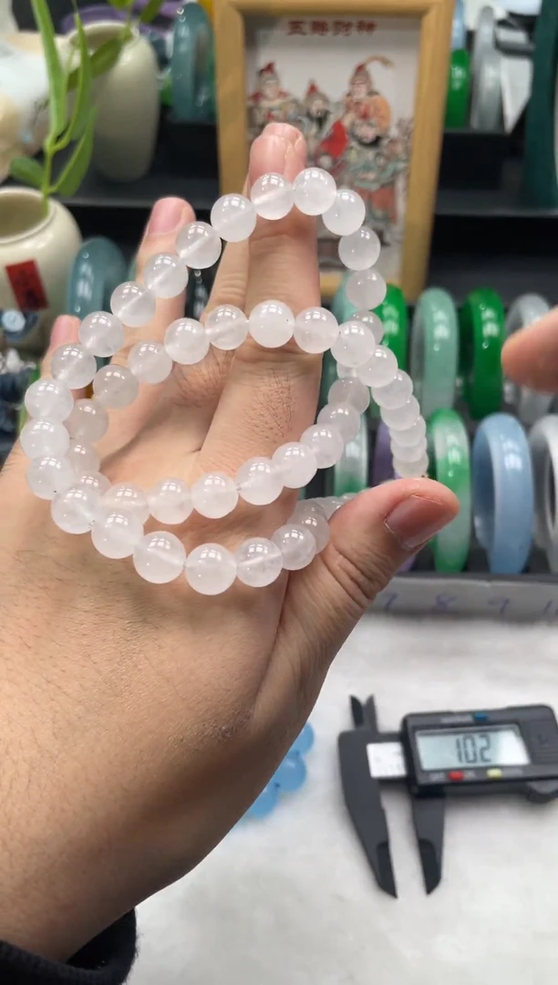强子石英岩质珠串