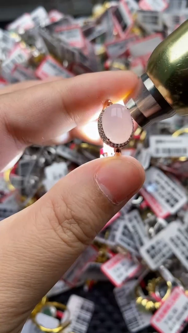 【闪购商品】翡翠戒指银S925镶嵌444444--4