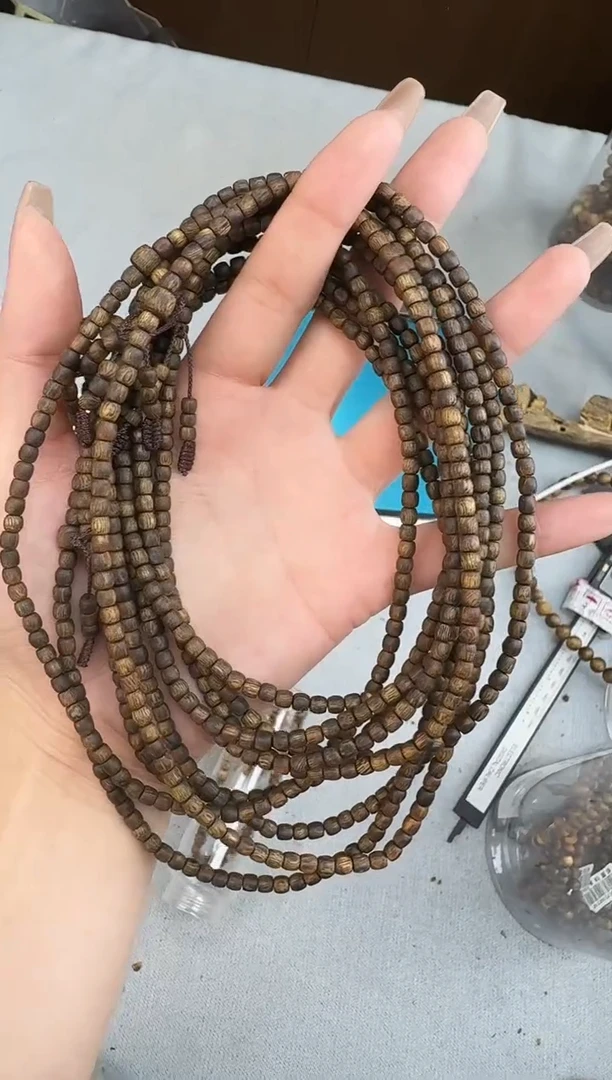 沉香手串0408陆河鼓珠多圈多样性发一