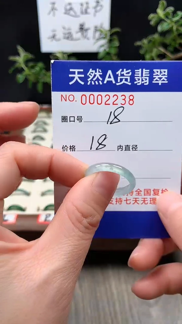 未镶嵌戒指翡翠18#