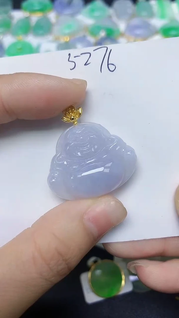 翡翠未镶嵌颈饰 天然缅甸翡翠A货