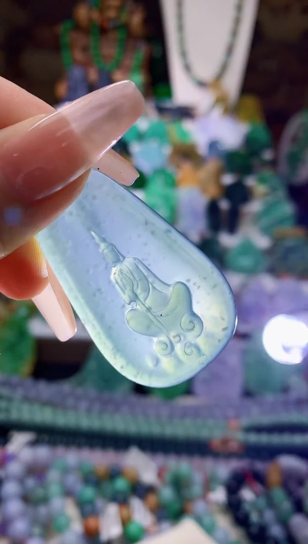 颈饰未镶嵌翡翠天然A货翡翠