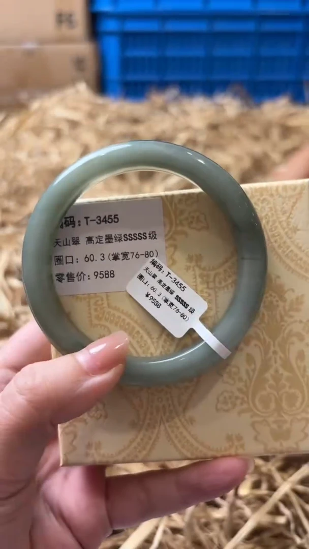 未镶嵌手镯石英质玉T-3455