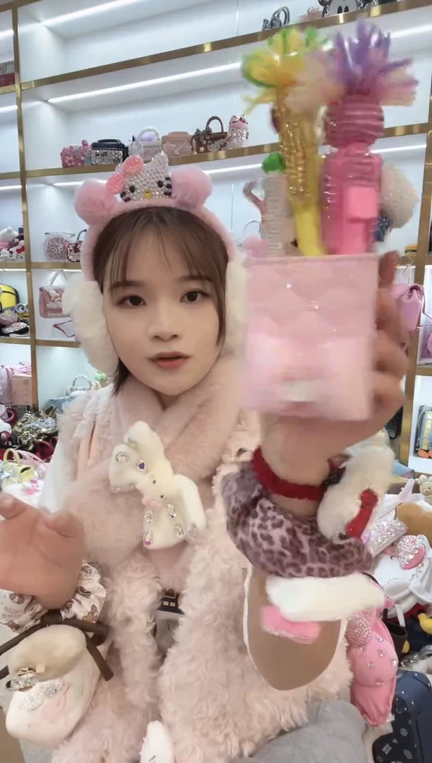 PVC格格家定制女包5423 笔筒
