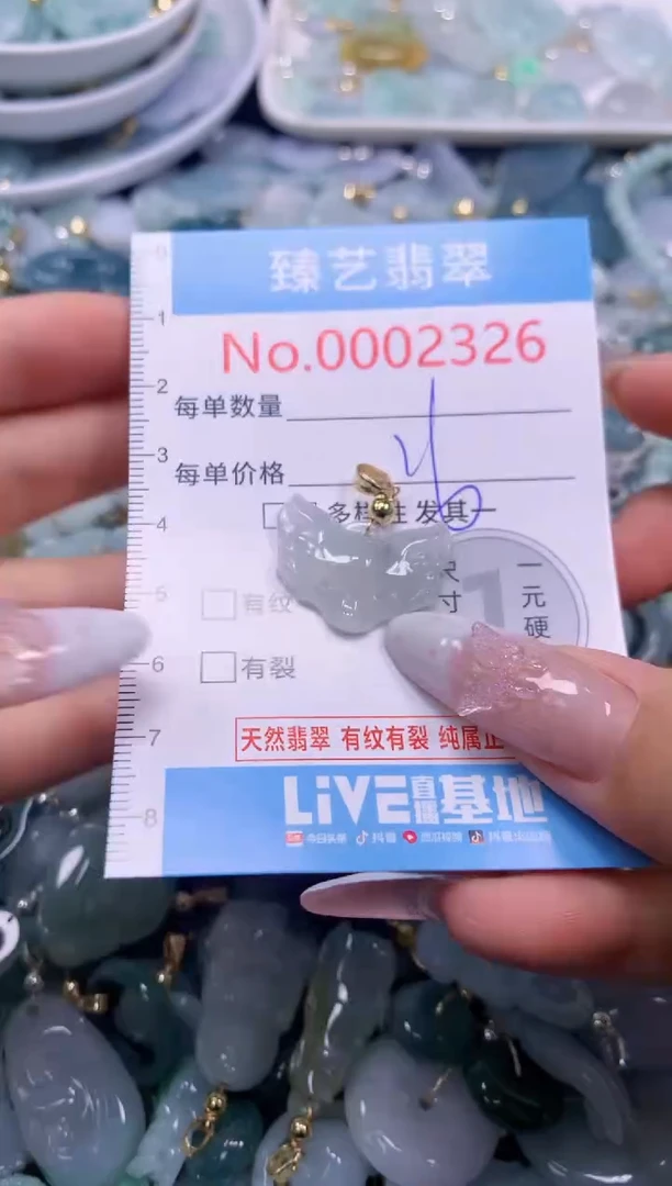 翡翠未镶嵌颈饰2326