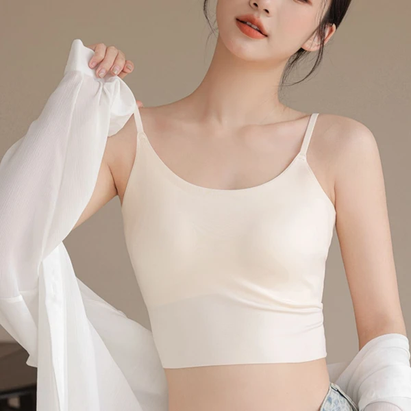 米娅琳046大显小百搭打底肌底衣吊带背心显瘦外穿纯色时尚美背