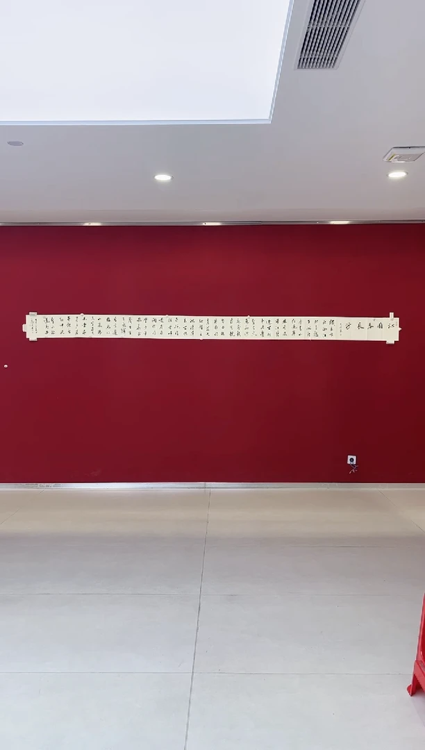 书法张朝迅 沁园春 长沙 册页25*430