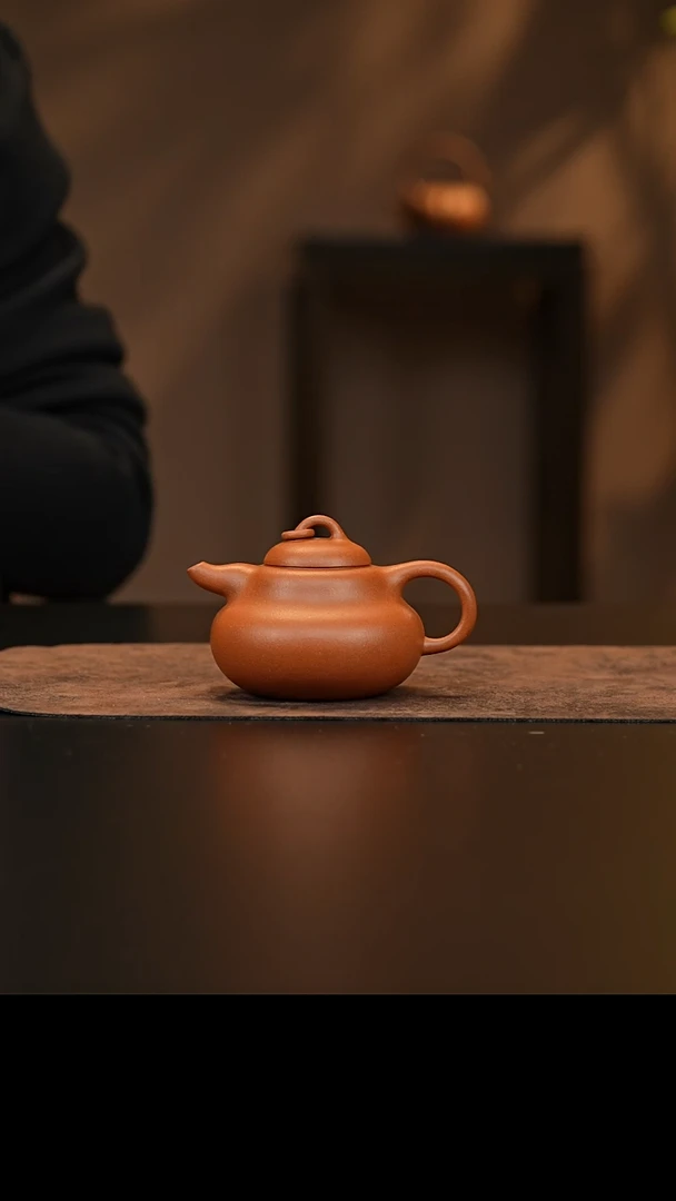 【闪购商品】紫砂茶壶允禾斋wwsr 桃花泥 景州葫芦