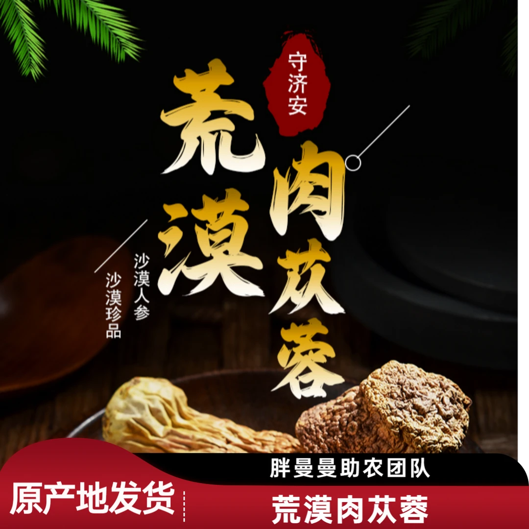 【肉苁蓉】精选整根高品质新疆塔克拉玛干沙漠自然风干肉苁蓉