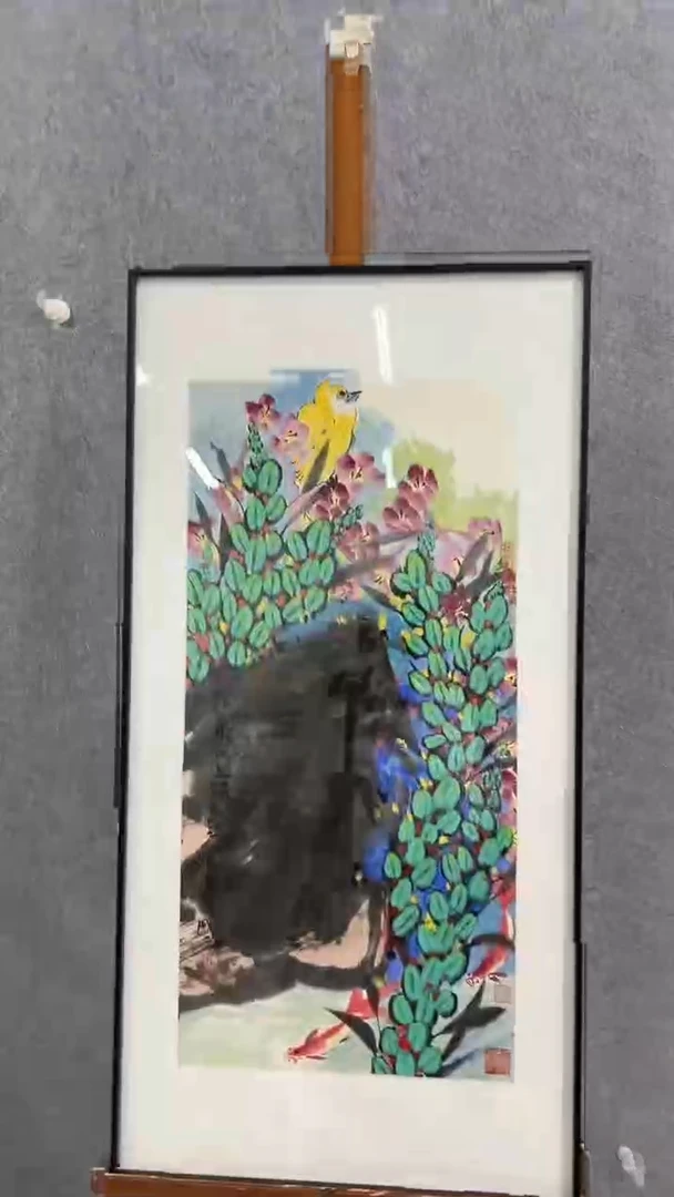 国画李子鹏-2平尺-国画作品-紫-z