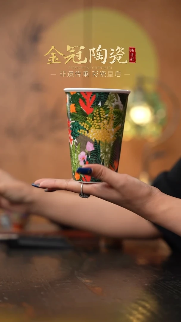 陶瓷丛林绮梦【可乐杯】 绿