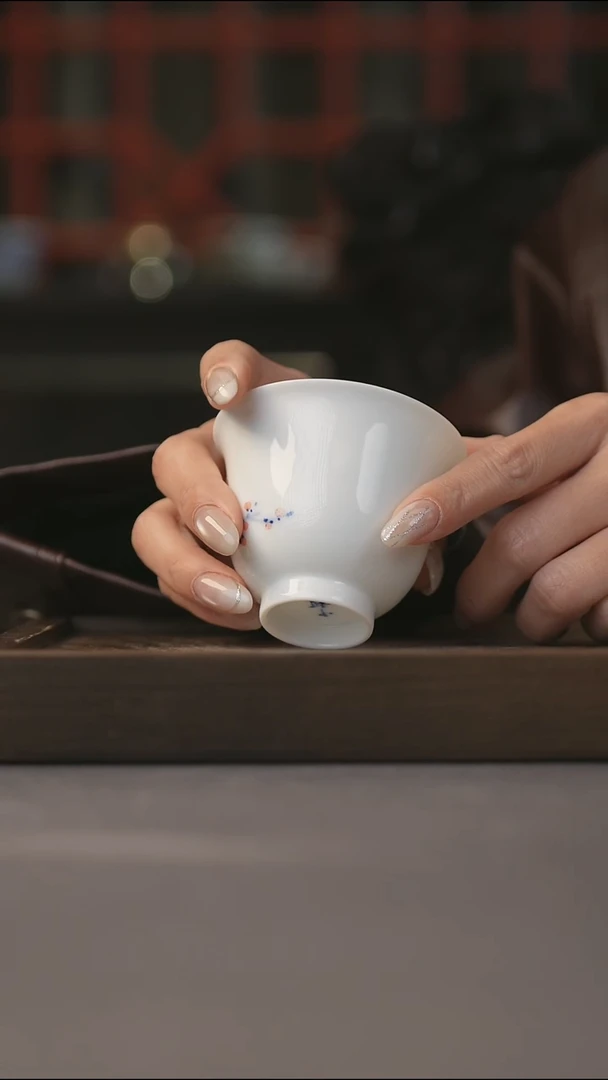 宁封窑写意铃铛杯