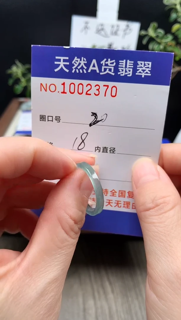 未镶嵌戒指翡翠20#