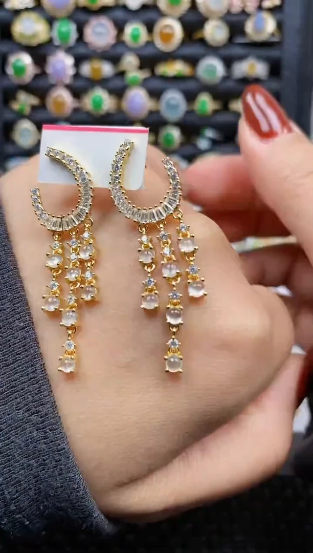 银S925镶嵌戒指翡翠434