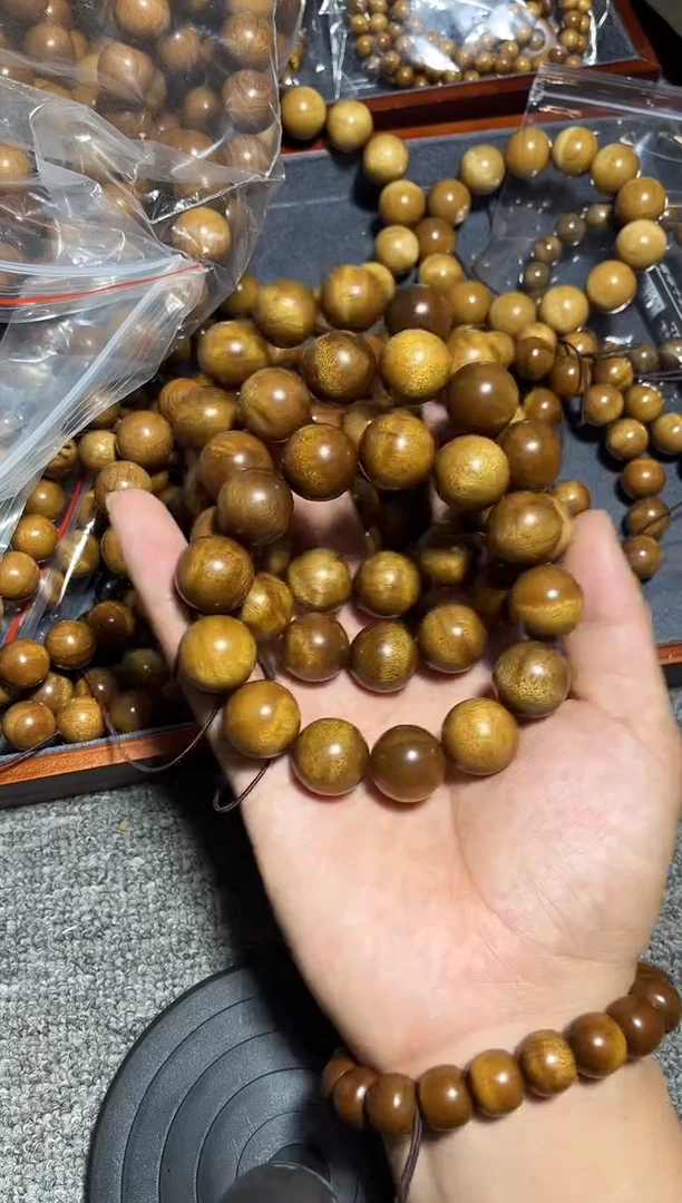 金丝楠手串/手链1.8药香老料影子波46.8
