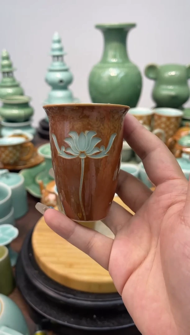 特价福利 微瑕 慧仙青瓷