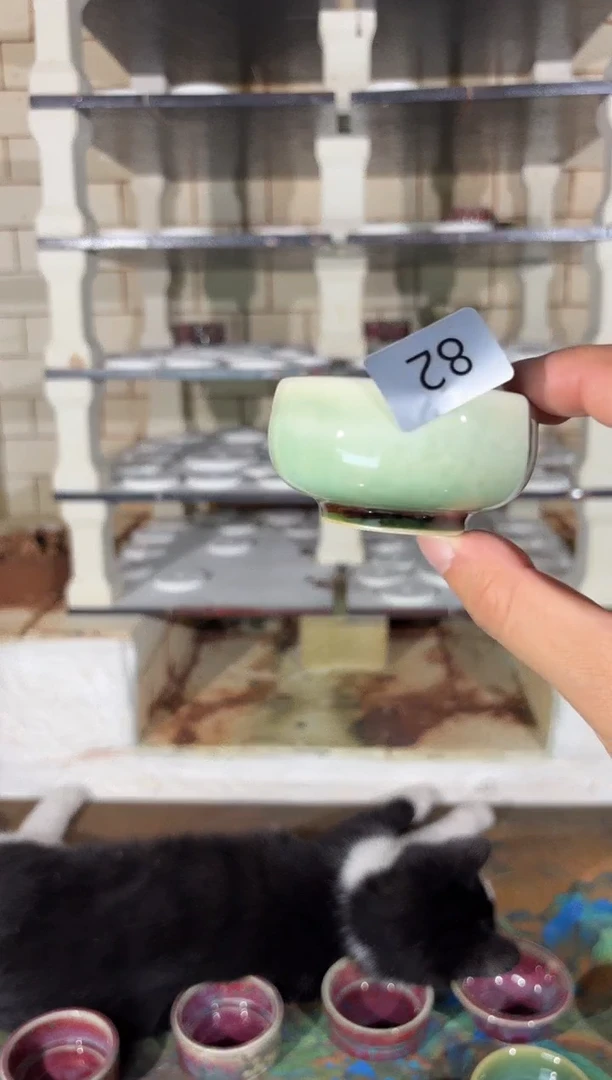 摆件精品窑变钧瓷茶器