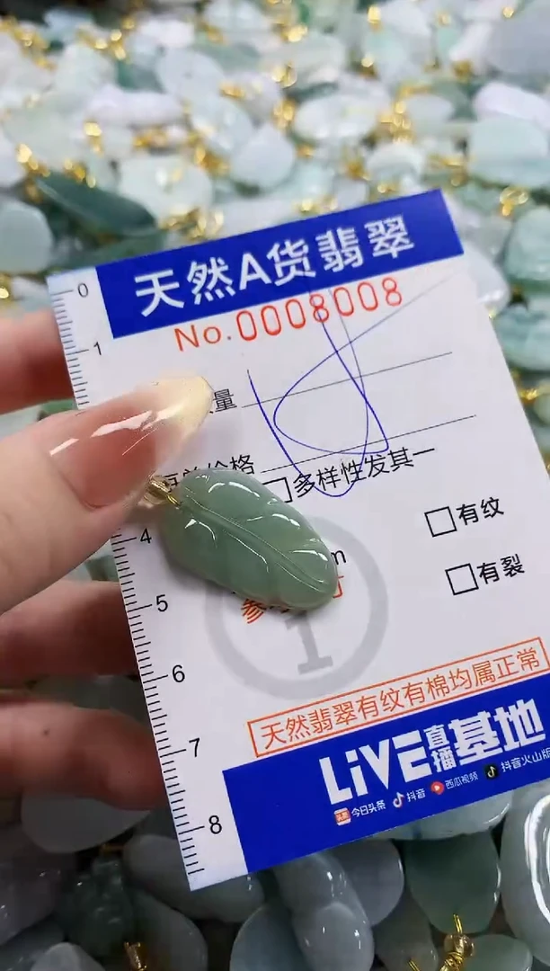 颈饰未镶嵌翡翠天然A货翡翠