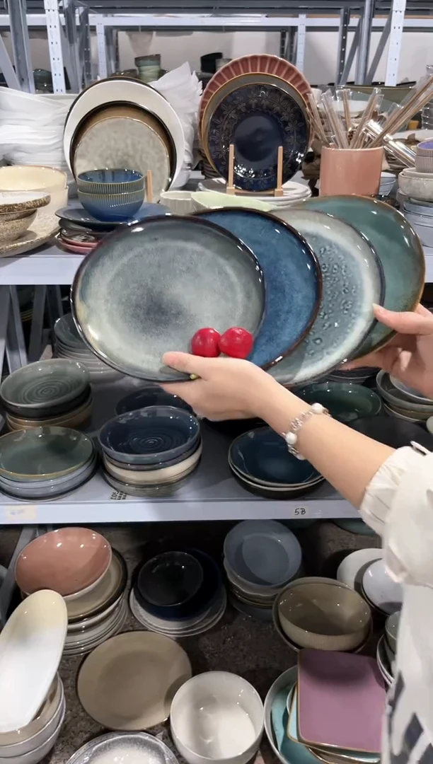 【闪购商品】瓷片外贸尾货瑕疵满20包邮X4 小盘组合