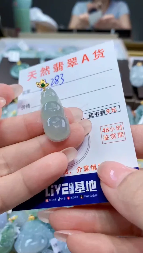 颈饰未镶嵌翡翠天然翡翠A货挂件