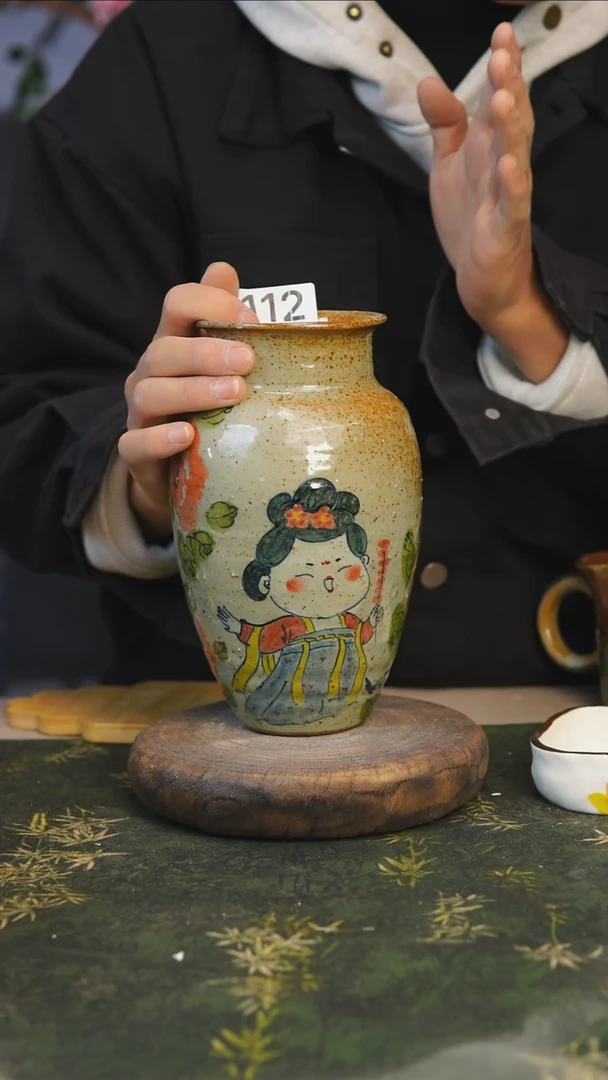 【闪购商品】景德镇高温手工陶瓷花器餐112