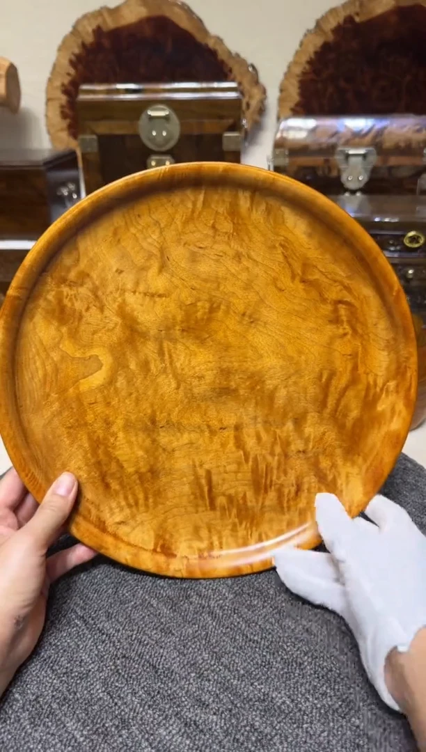 金丝楠木枯木老料 整料掏挖 大圆盘 27.8-3.4cm
