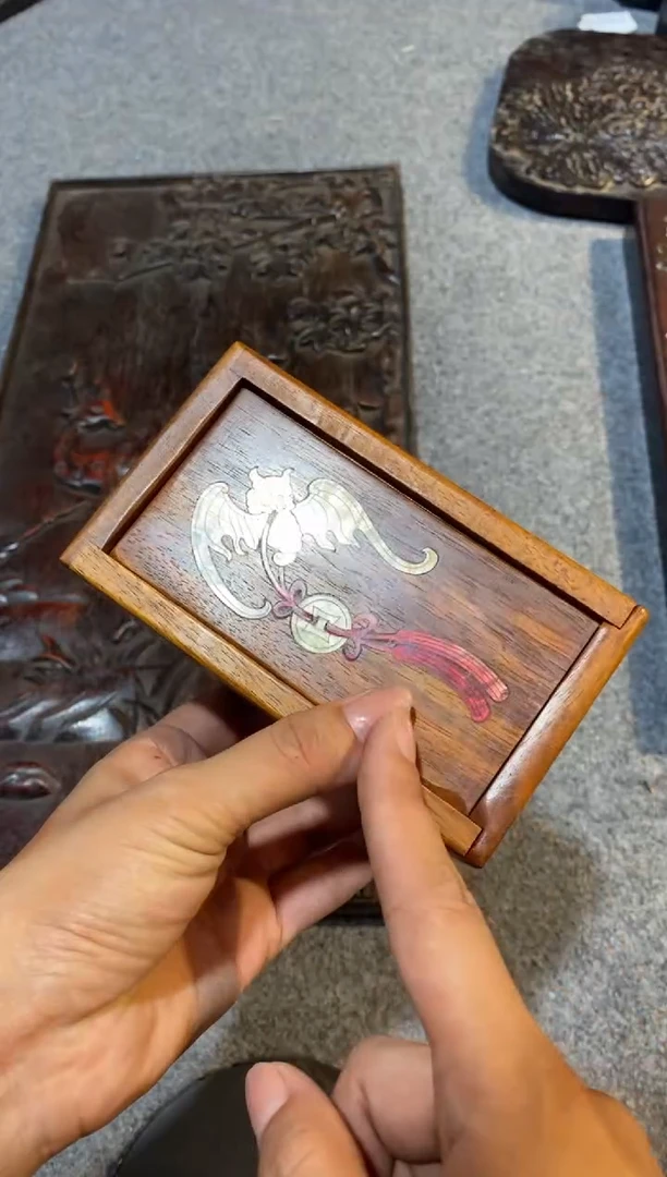 檀香紫檀（小叶紫檀）紫檀拆件雕刻板以直播间实物为准微瑕老物件