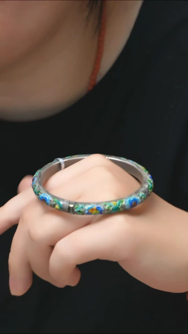 无925银珠宝奇石手镯