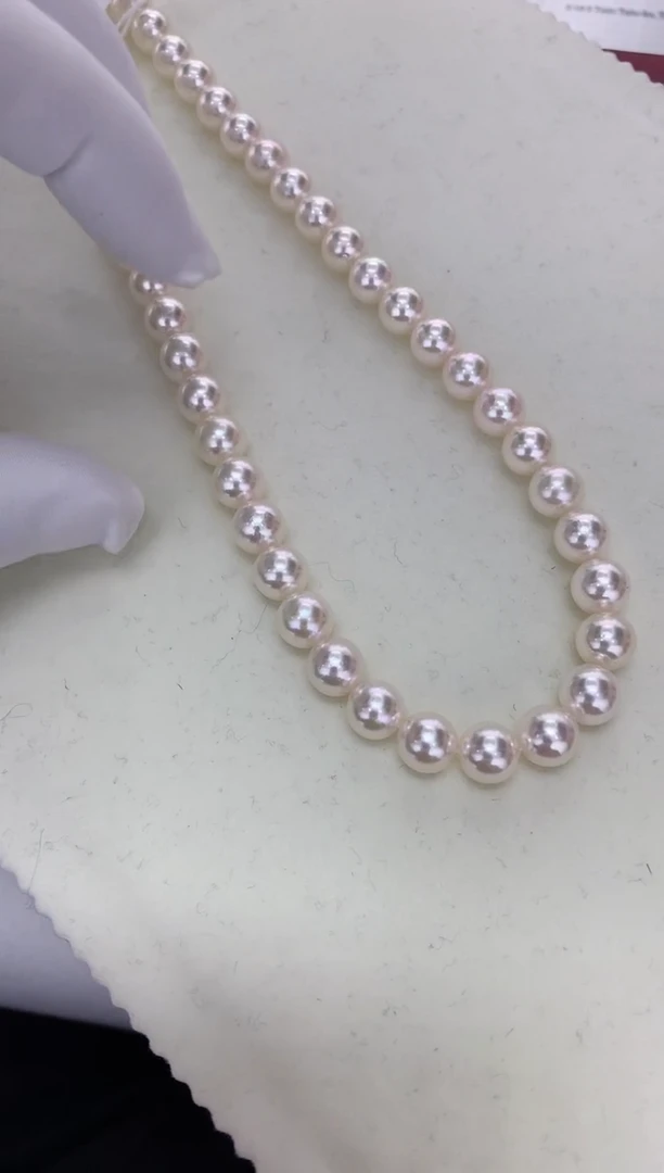 【闪购商品】海水珍珠颈饰未镶嵌rose8-8.5满珠链