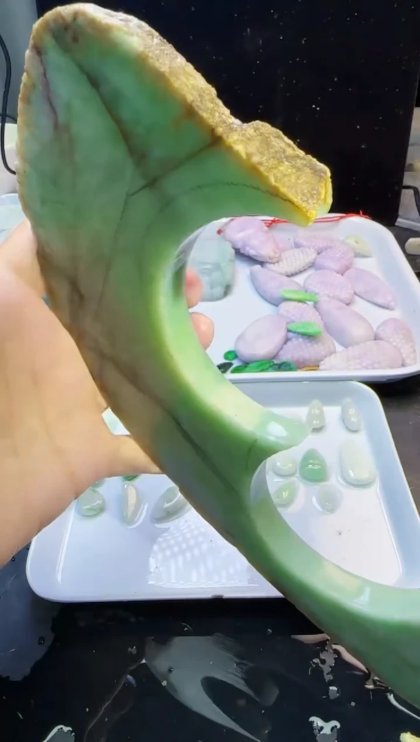 颈饰未镶嵌翡翠016天然A货翡翠