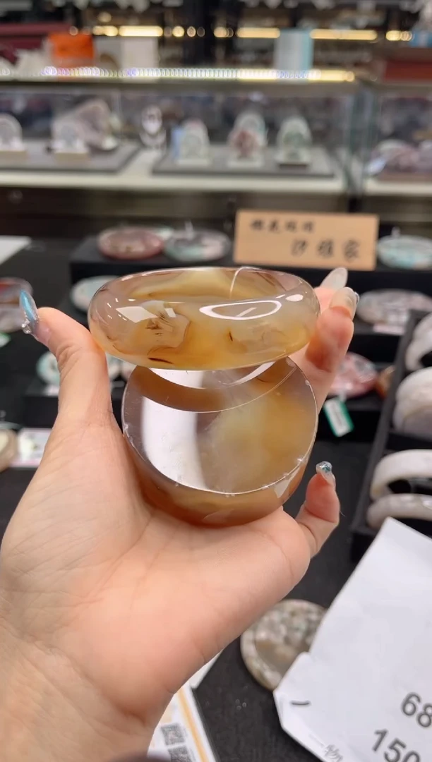 石英质玉手镯未镶嵌63圈口 （赠品镯心）3009514