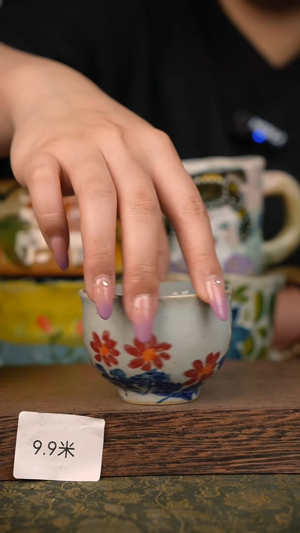 摆件泥垚手作 景德镇手工手绘器物