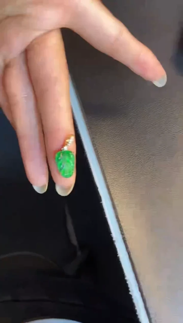 吊坠(不含链)银S925镶嵌翡翠1