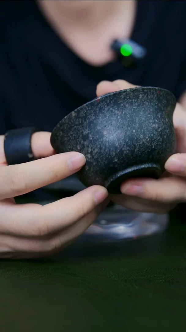 29 老师手工作品，梅花玉三才盖碗