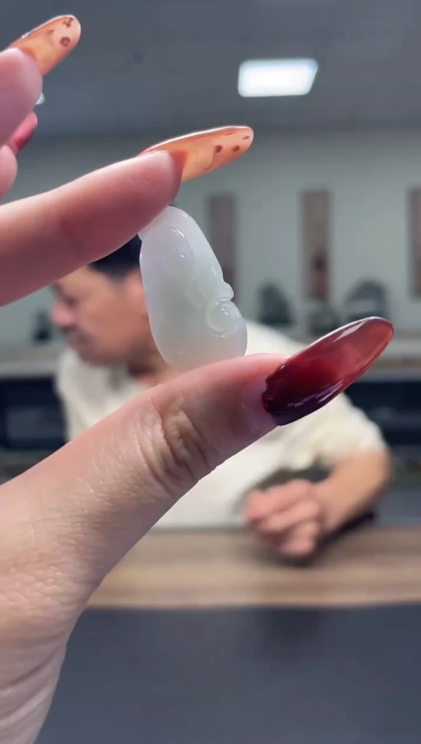 颈饰未镶嵌翡翠天然A货翡翠随机发一件27