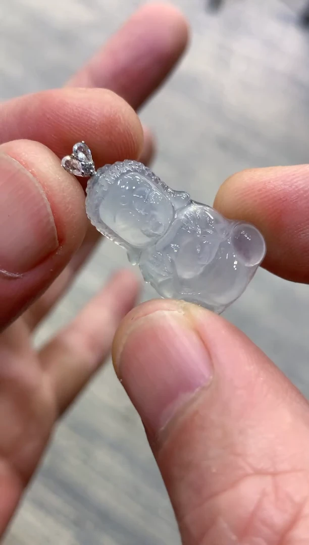 颈饰未镶嵌翡翠天然A货翡翠