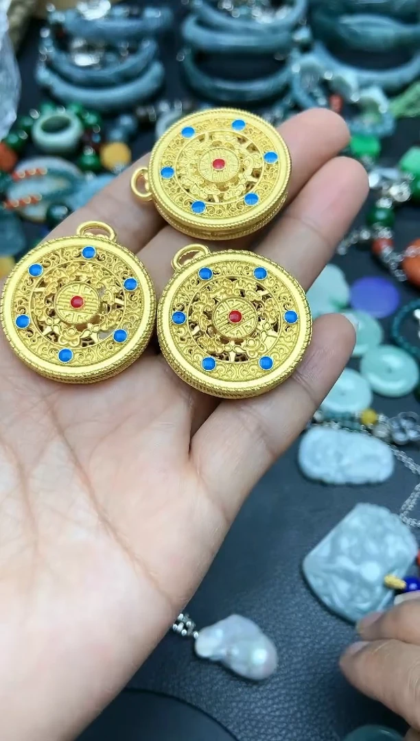 玛瑙/玉髓合金珠宝半成品A33
