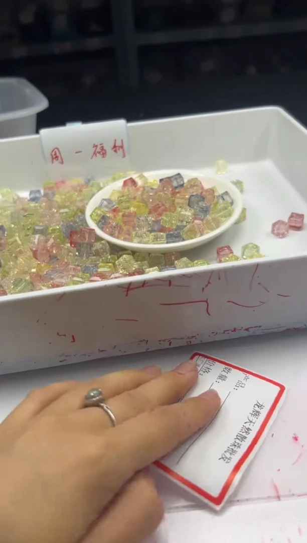 未镶嵌颈饰水晶w2928马卡龙啊赛方糖10mm*8颗