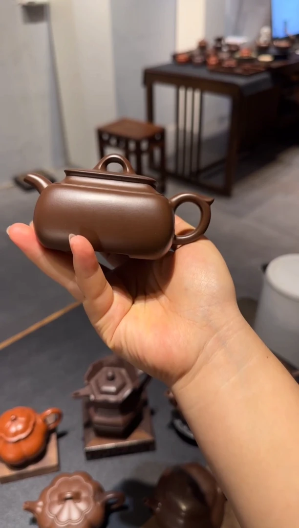 茶壶紫砂我***哦长四方 紫砂壶