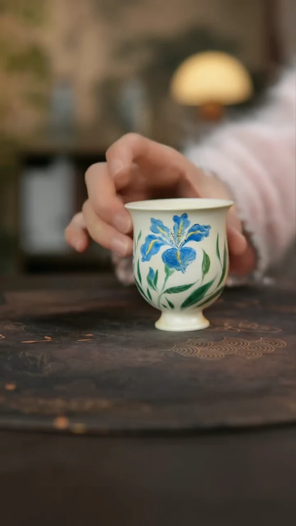 景德镇陶瓷杯碗柴烧多人