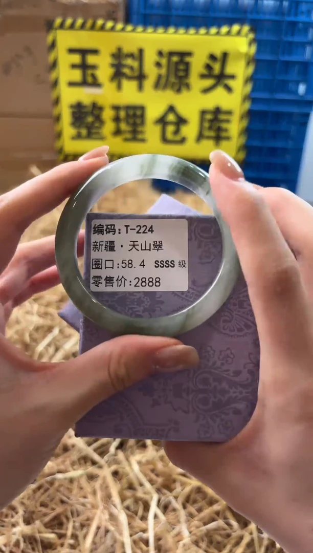 未镶嵌手镯石英质玉T-224