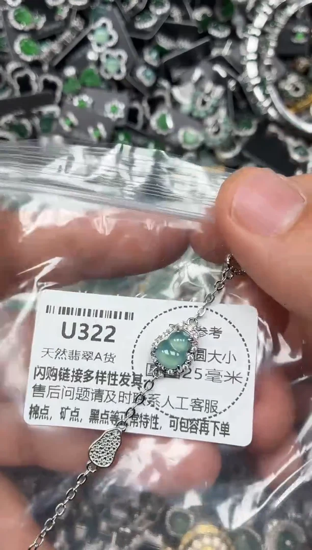 颈饰未镶嵌翡翠U322手链